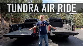 Using Air Ride Suspension on 2022 Toyota Tundra