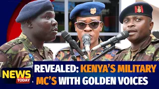 MEET KENYA'S MILITARY MCs: Kenya Defence Officers that Keep Kenyans updated during Public Events