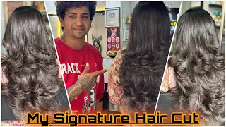 Advanced signature Hair cut by @AvinashHAIRCARE /step by step/easy way/Layer & step hair cut/2023