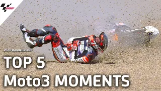 Top 5 Moto3 moments from the #AndaluciaGP