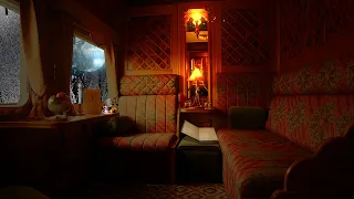Orient Express ASMR - Train - A Journey from Istanbul to Paris 1930 - Turkish Baklava And Coffee