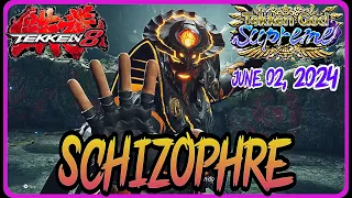 Tekken 8 ▰ (SCHIZOPHRENIA96) - YOSHIMITSU Tekken 8 God SUPREME Online Matches JUNE 02, 2024 replays