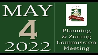 City of Fredericksburg, TX - Planning and Zoning Meeting - Wednesday, May 4, 2022