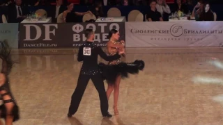 Brilliant Couple 2017 Взрослые Латина 1/2 пасодобль Кононенко Александр - Поглазова Ксения