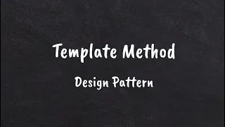 Design Patterns | Template Method pattern