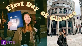 First Day of Classes at NYU Vlog 🦋 | New York University