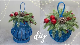 МК Сказочный ФОНАРИК из пластиковой бутылки❄️НОВОГОДНЯЯ ИДЕЯ❄️DIY Christmas Decoration Ideas