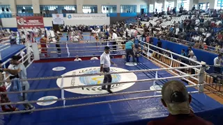 2017 KickBoks Türkiye Şampiyonası (K1) Niğde Mavi Köşe Zafer Şayık Kırmızı Köşe İsa Akbaş (Ankara)