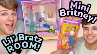 Mini Britney Doll & Lil' Bratz Room | Unboxing & Review