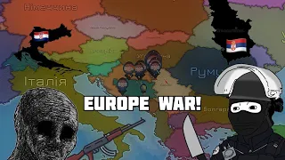 Serbia and Croatia battle |Dummynation|