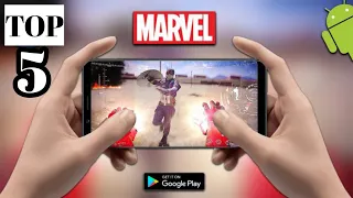 Top 5 Marvel Games For Android 2019 | Console Games On Mobile | Ultra HD Graphics