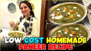 Easy Recipe Of Paalak Paneer | Homemade Paneer | Fatima Effendi Kanwar