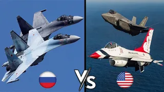 Russian Air Forces Strength Vs U.S. Air Forces Strength 2021 [ DETAILED COMPARISON ]
