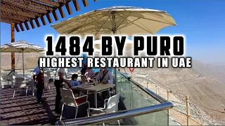 [4K] Highest Restaurant in the UAE! 1484 by PURO in JEBEL JAIS Ras Al Khaimah!