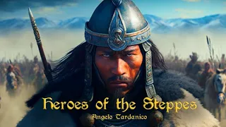 Heroes of the Steppes - Powerful Mongol Battle Music | Throat Singing, Heavy Drums & Morin Khuur