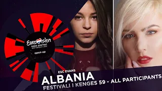 Eurovision Song Contest 2021 - Albania - Festivali I Kenges 59 - All Participants