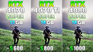 RTX 4070 SUPER vs RTX 4070 Ti SUPER vs RTX 4080 SUPER - Test in 8 Games