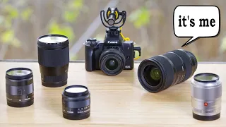 The Best YouTube Lenses for the Canon M50, Canon M50 Mark II, and Canon M6 Mark II