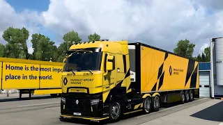 ETS2 1.48 ProMods 2.66 | Renault T Truck DTI 11-13 Sound Mod | Journey from Clermont to Le Mans