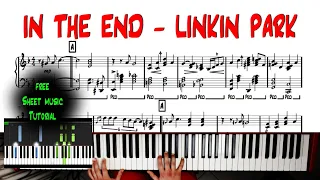 Linkin Park - In The End - EASY Piano Tutorial (sheet music) by Marcello Pezzutto