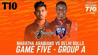 Match 5 Highlights | Short Highlights | Maratha Arabians vs Delhi Bulls | Abu Dhabi T10 |