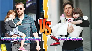 Suri Cruise Vs Esmeralda Gosling (Ryan Gosling's Daughter) Transformation ★ From Baby To 2021