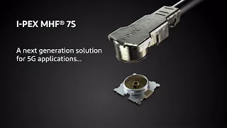 MHF® 7S / Excellent EMC Performance with Fully-Shielded Design RF Connector / I-PEX