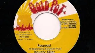 BOUNTY KILLER - Request + Version - JA Gold Pot 7" 1999