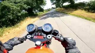 Moto Morini 350 Sport ride out and flyby