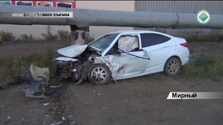 Причиной ДТП на шоссе Кирова в Мирном стал пьяный водитель
