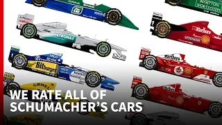 Ranking all 20 of Michael Schumacher's F1 cars