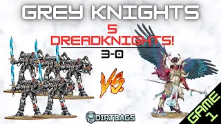 Grey Knights vs Thousand Sons 3-0 at GT Game 1 | Competitive Leviathan | Warhammer 40k Battle Report