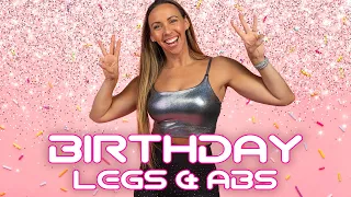 30 Minute INTENSE Legs & Abs BIRTHDAY Workout!