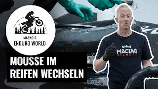 Wie montiert man einen Moussegummi-Schlauch ? | #40 | Marko's Enduro World