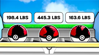 We Chose Our Starter Pokémon Only Knowing Their Weight For a Battle!