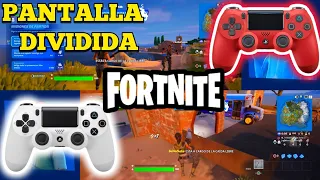 Como Jugar Pantalla Dividida en Fortnite de PLAYSTATION 2024 ✅