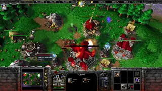 Warcraft 3 TFT HU vs HU | when cannon towers aren't enough