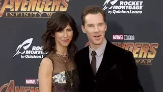 Benedict Cumberbatch and Sophie Hunter “Avengers: Infinity War” World Premiere Purple Carpet