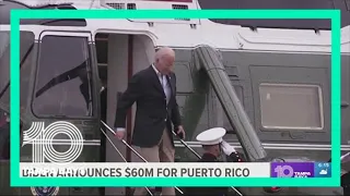 Biden visits Puerto Rico in wake of Hurricane Fiona