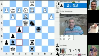 LIVE Blitz #3613 (Speed) Chess Game: Black vs anwershazuli in Réti opening