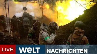 UKRAINE-KRIEG: "Maximal dagegen halten" – Kiew schickt neue Truppen nach Bachmut | WELT STREAM