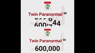 Congratulations Twin Paranormal hit 600,000 subscribers on their YouTube channel !! 🥳 #ghostgang