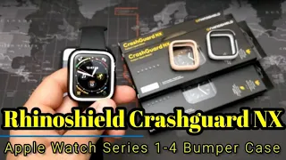 Rhinoshield Crashguard NX bumper case for the Apple Watch Series 1-4