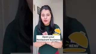 Open your restaurant business YouTube Neha Nagar