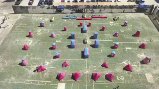 Paintball is a chess game | Tournament | Drone | Aerial View