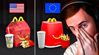 Why McDonald's Is Better in Europe | Asmongold Reacts