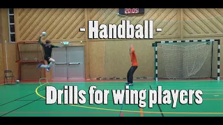 Handball drills - Wing players