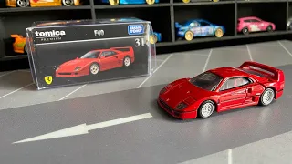 Ferarri F40 от Tomica Premium. Распаковка и обзор