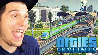 Ich baue den MEGA BAHNHOF | Cities: Skylines