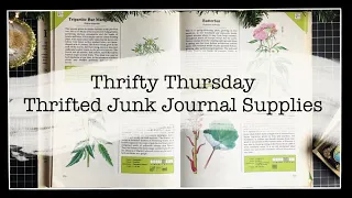 Thrifty Thursday | Thrifted Junk Journal Supplies | Thrifting Haul | Sales!